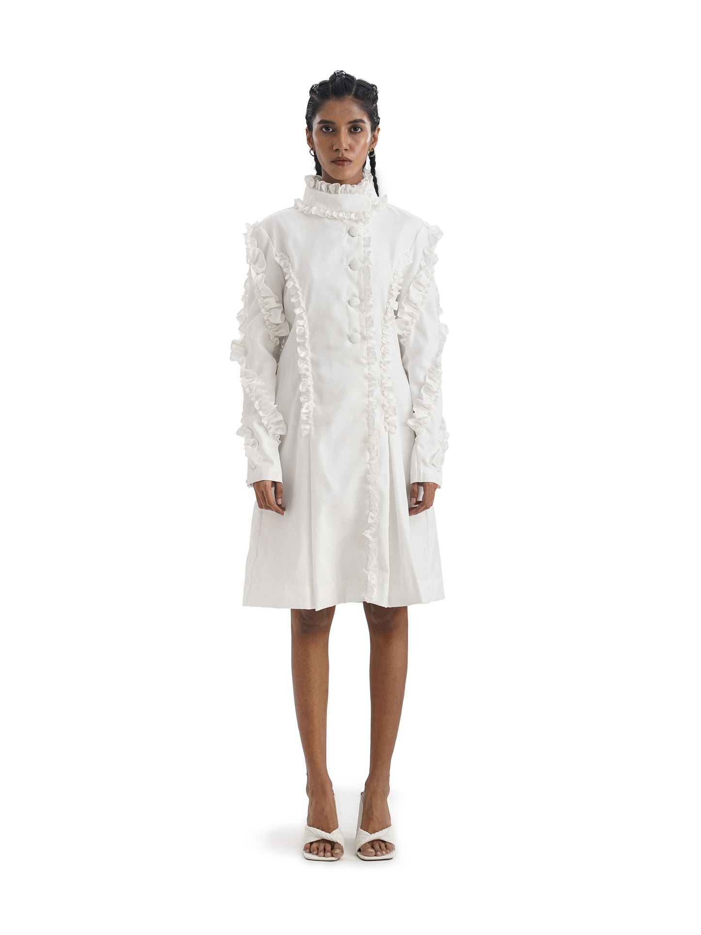 Notre Ame Mon Chou Sourire Ruffle Dress -F