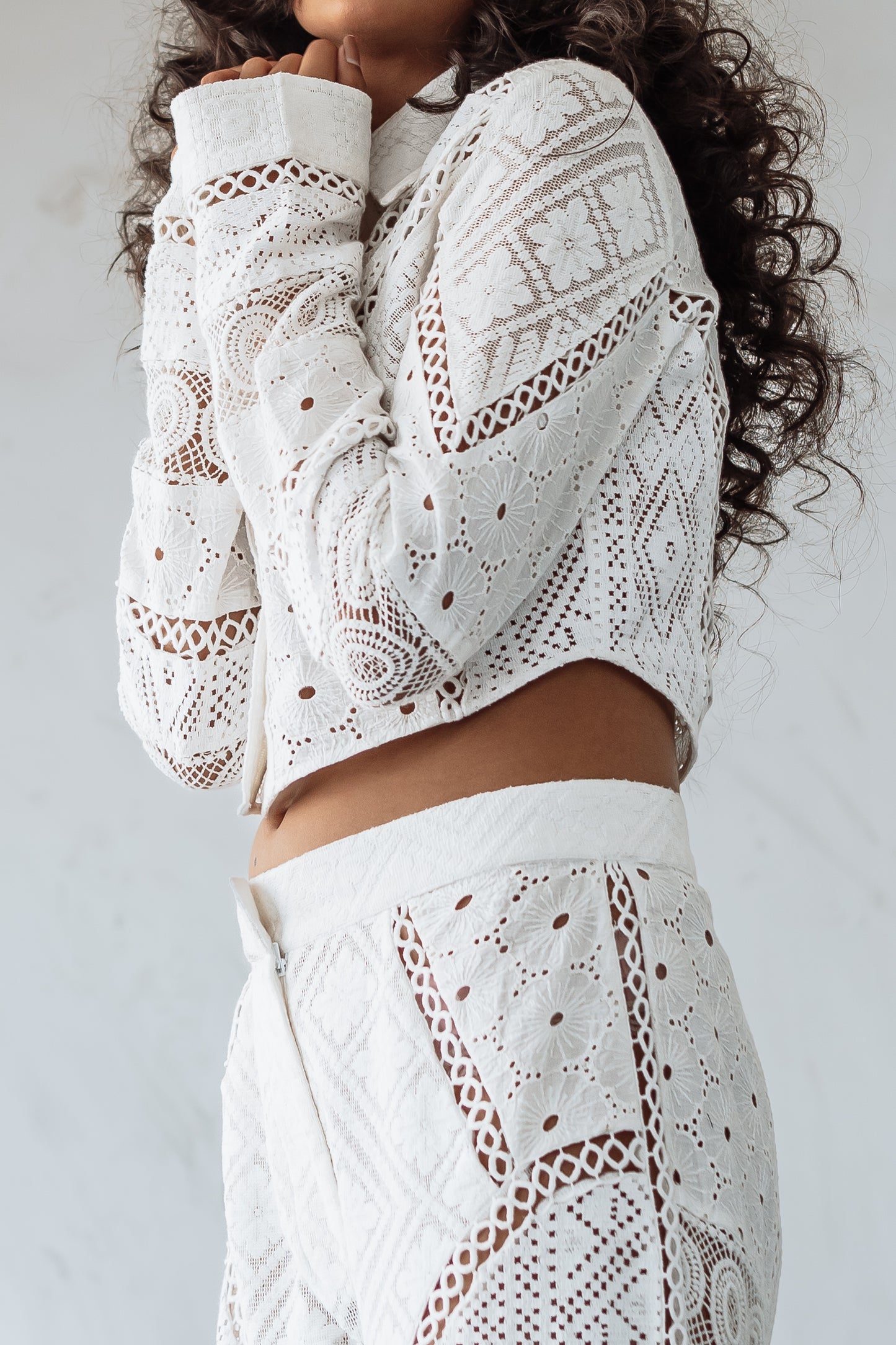 Le Guichet Eyelet Lace Shirt