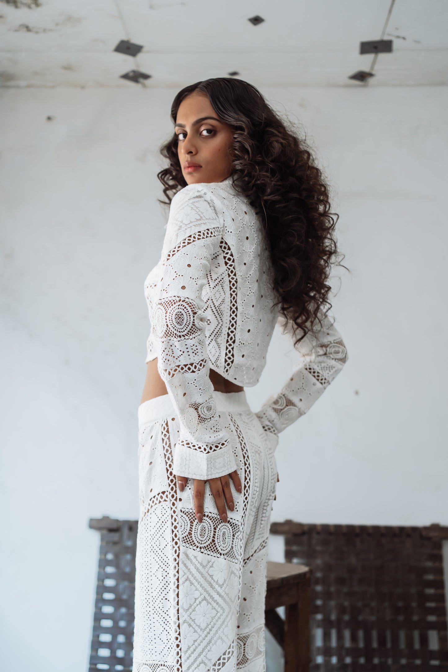 Le Guichet Eyelet Lace Shirt