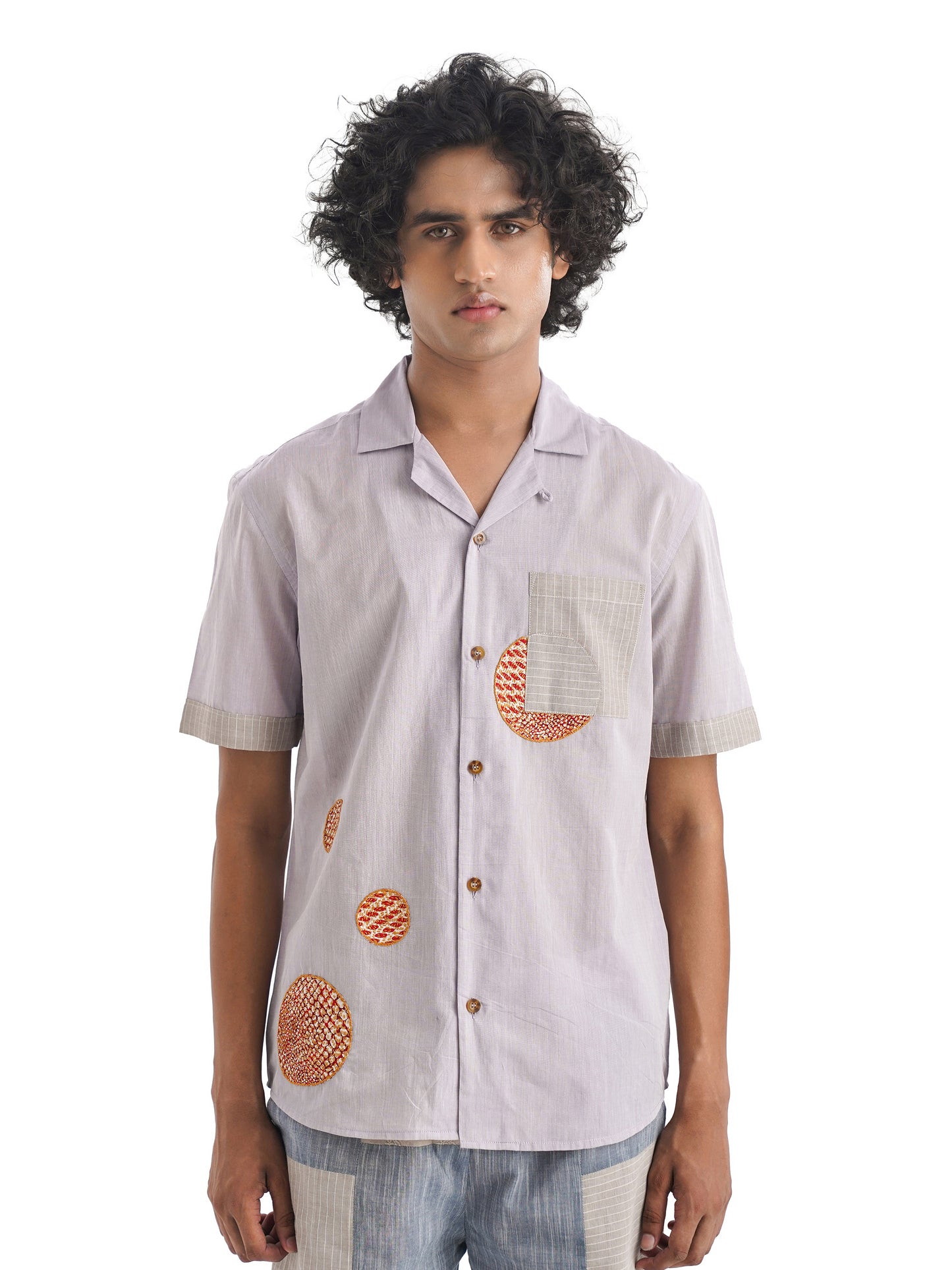 Notre Ame La Bulle Applique Shirt-D