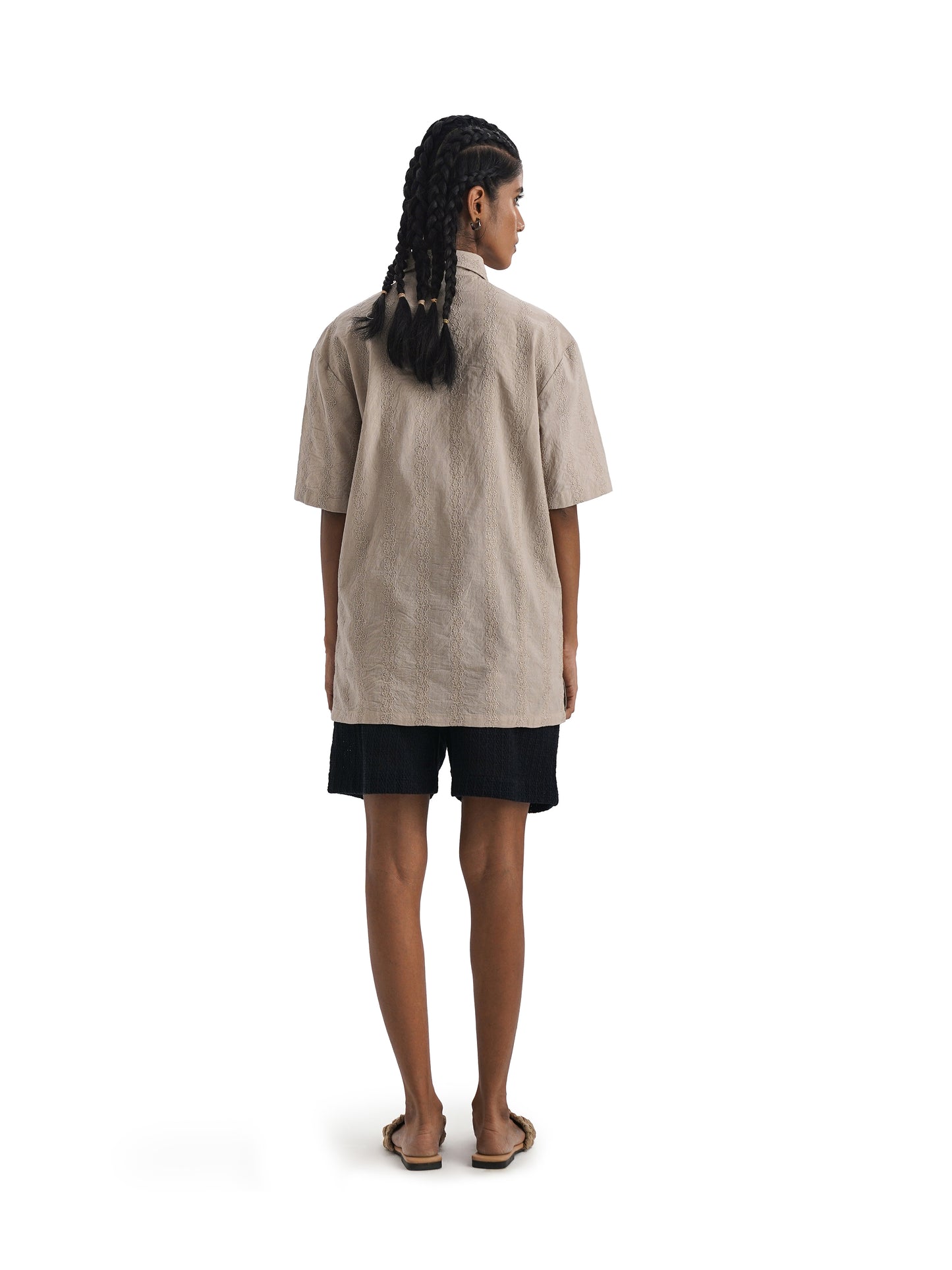 Notre Ame La Vigne Broderie Shirt-B