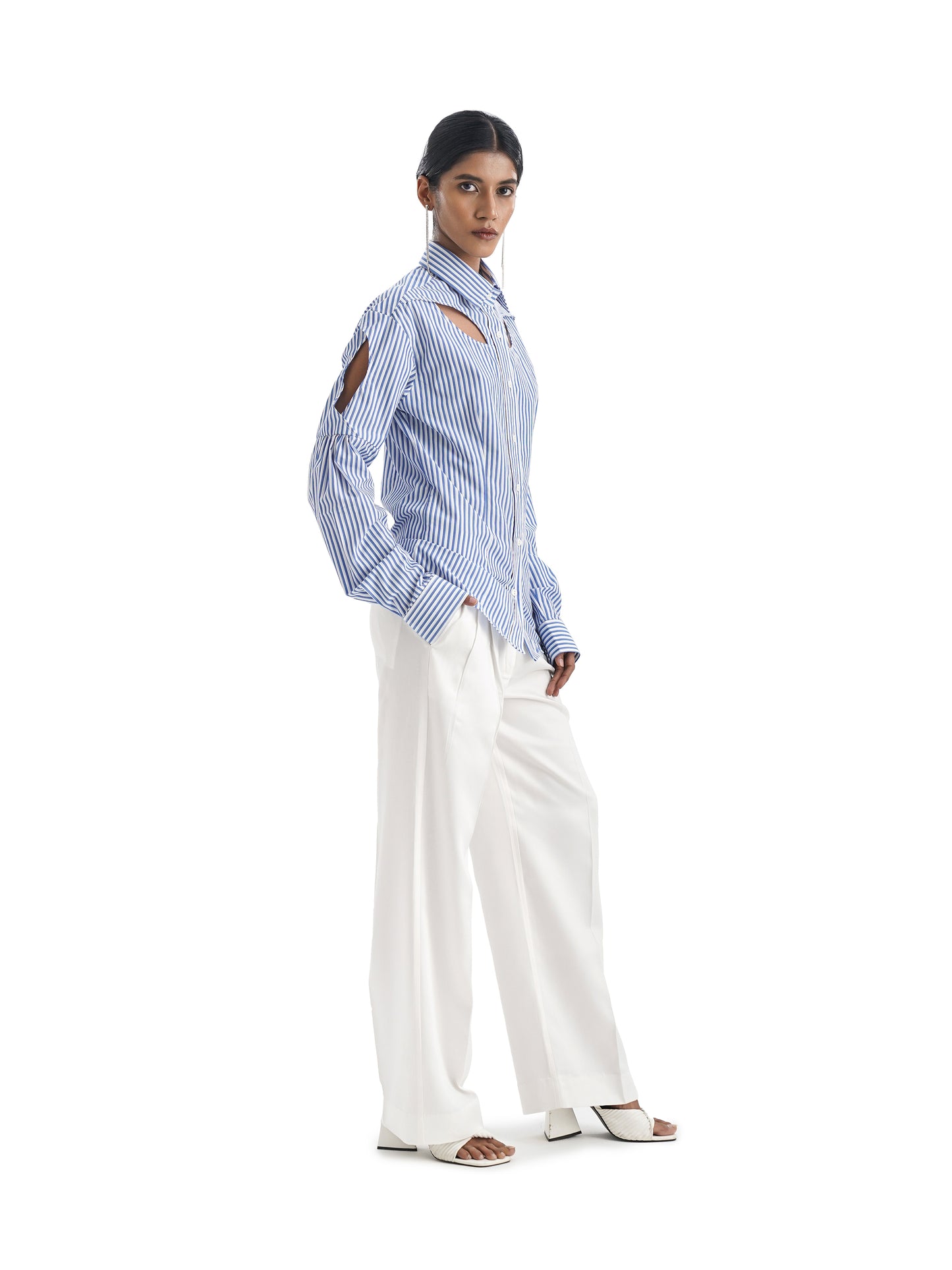 Notre Ame Le Blanc Plisse Pants-ST