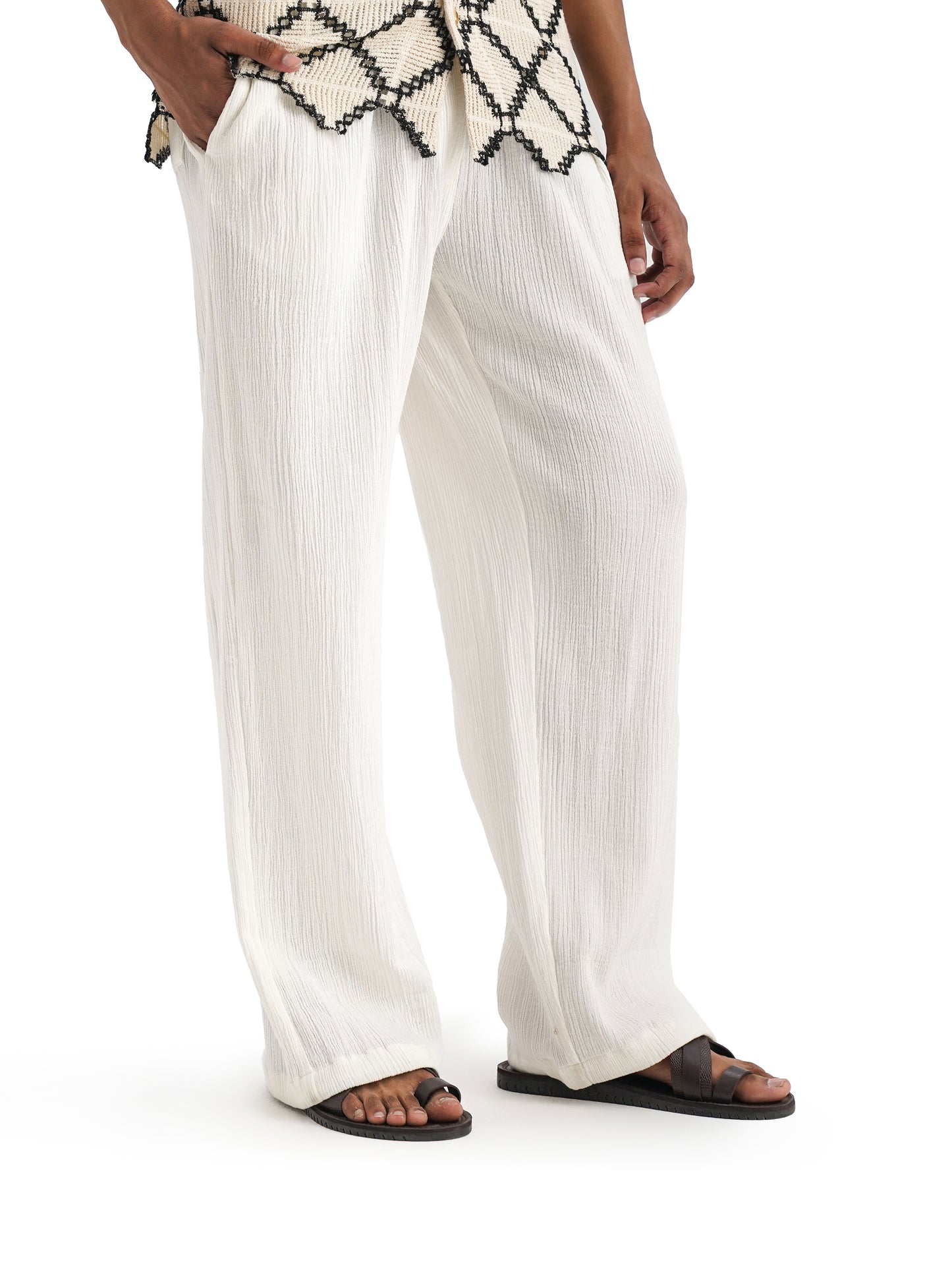Notre Ame Le Froisse Tropical Pants-D