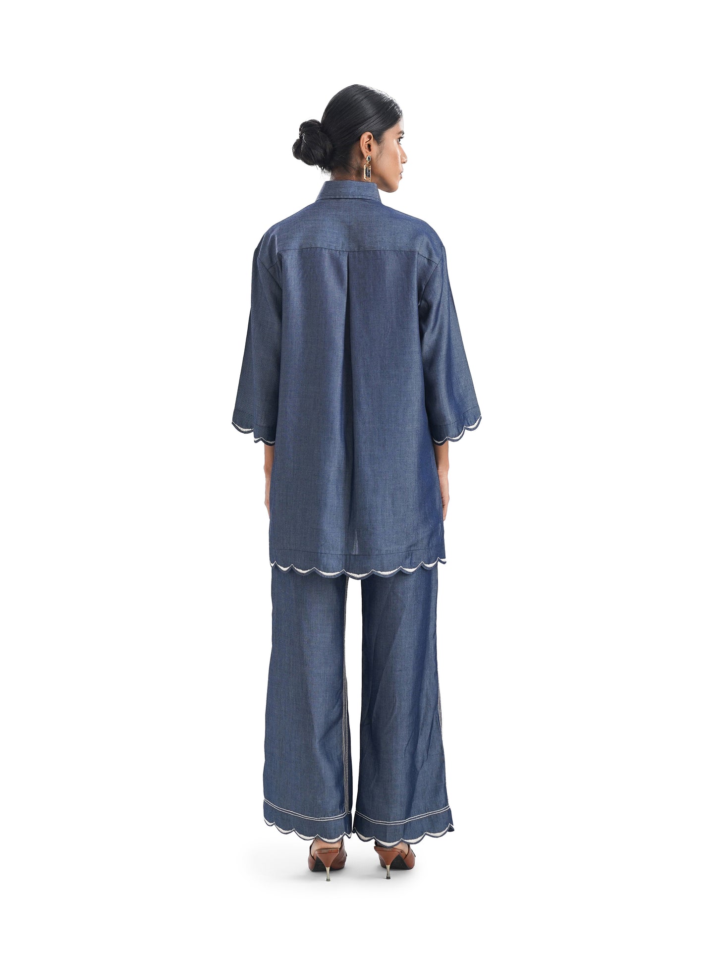 Notre Ame Le Petoncle Tencel Denim Co-ord-B