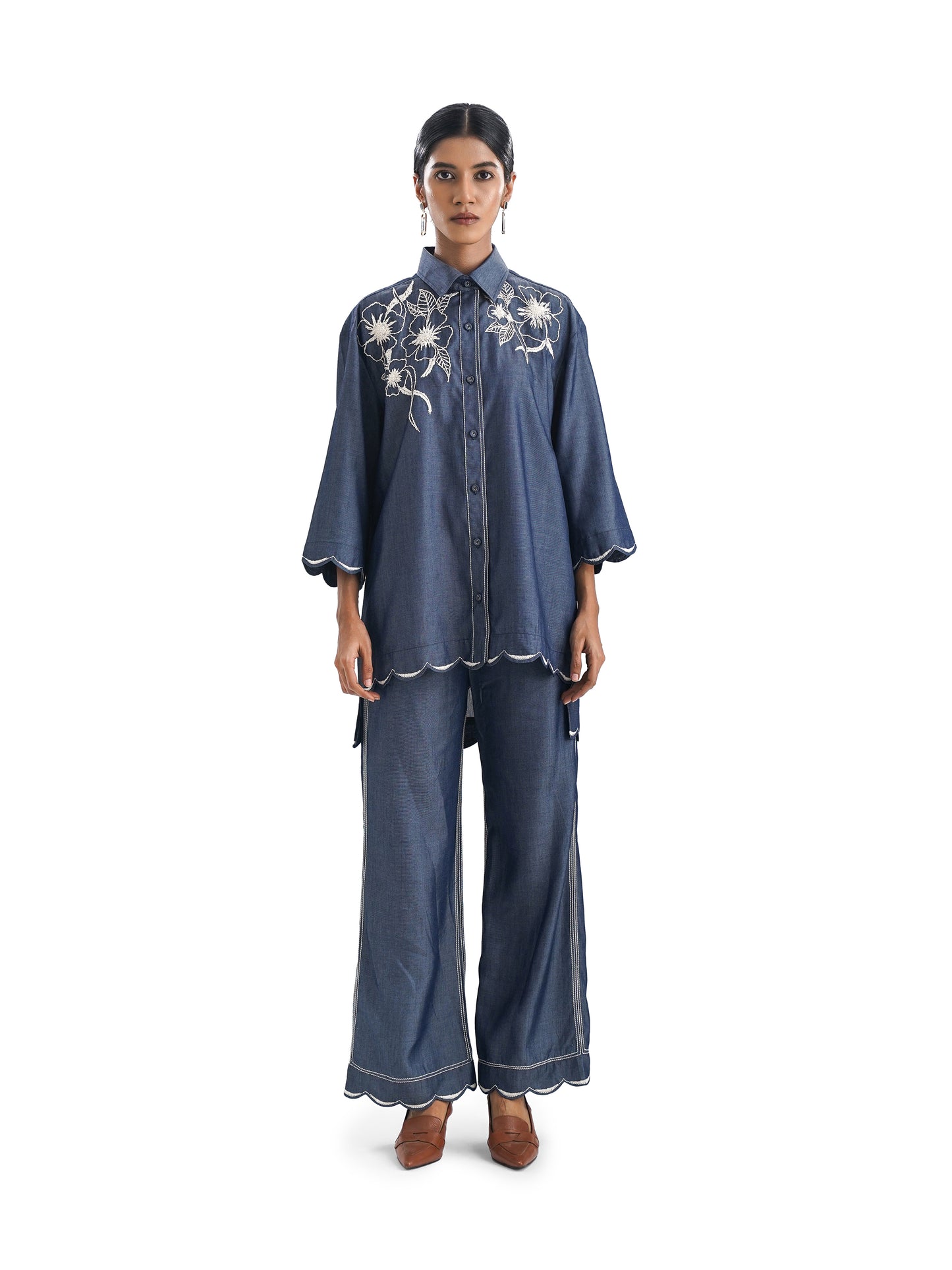 Notre Ame Le Petoncle Tencel Denim Co-ord-F