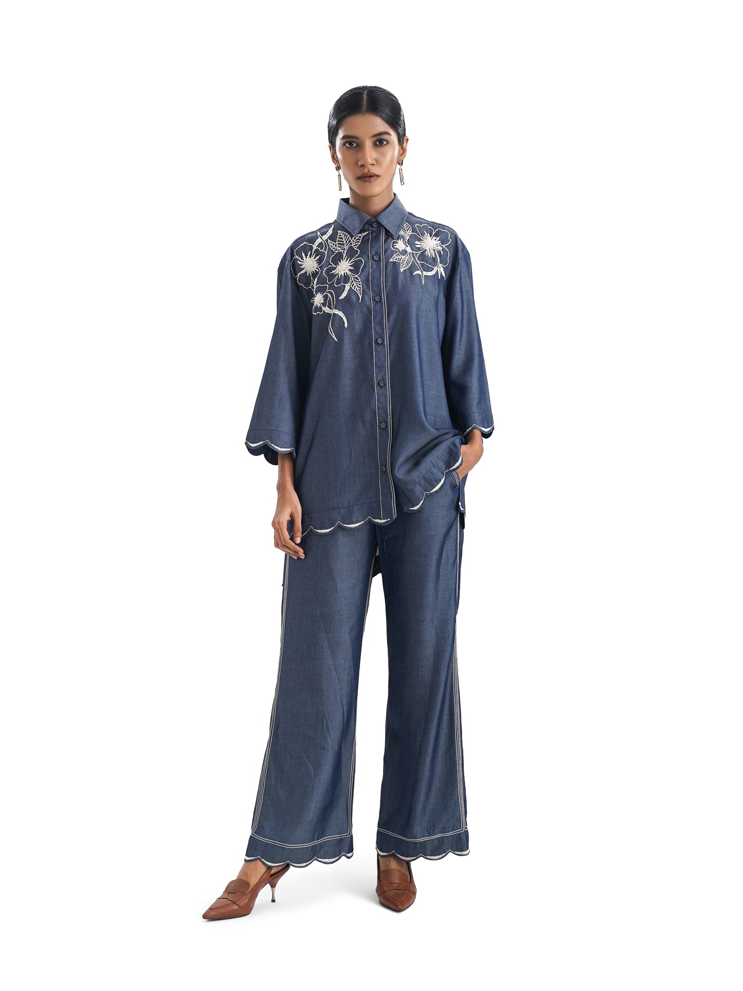 Notre Ame Le Petoncle Tencel Denim Co-ord-ST