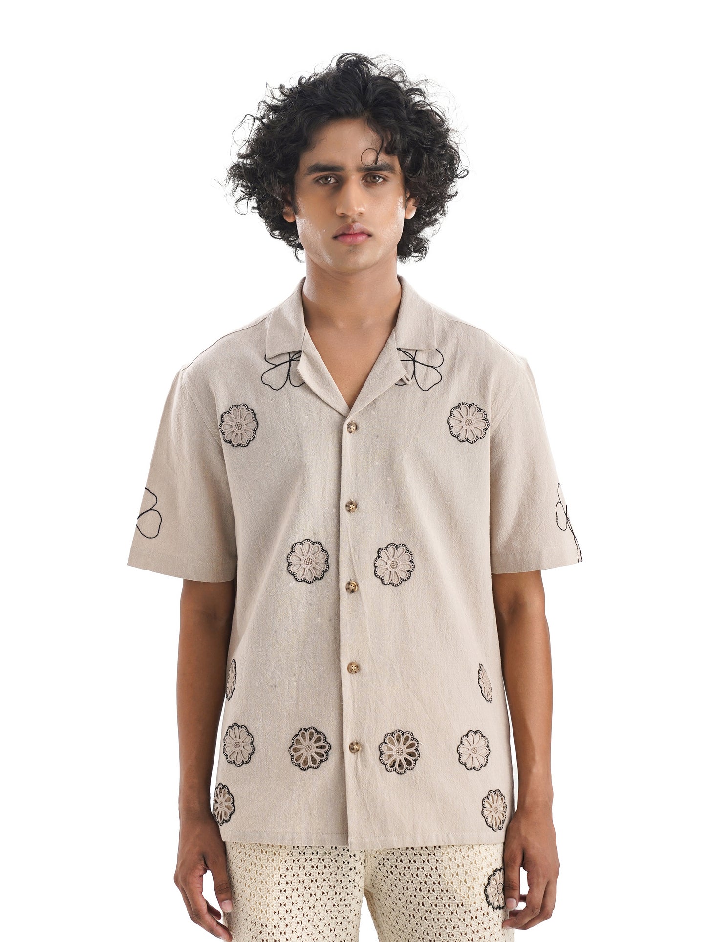 Notre Ame Le Trefle et Rosette Shirt-D