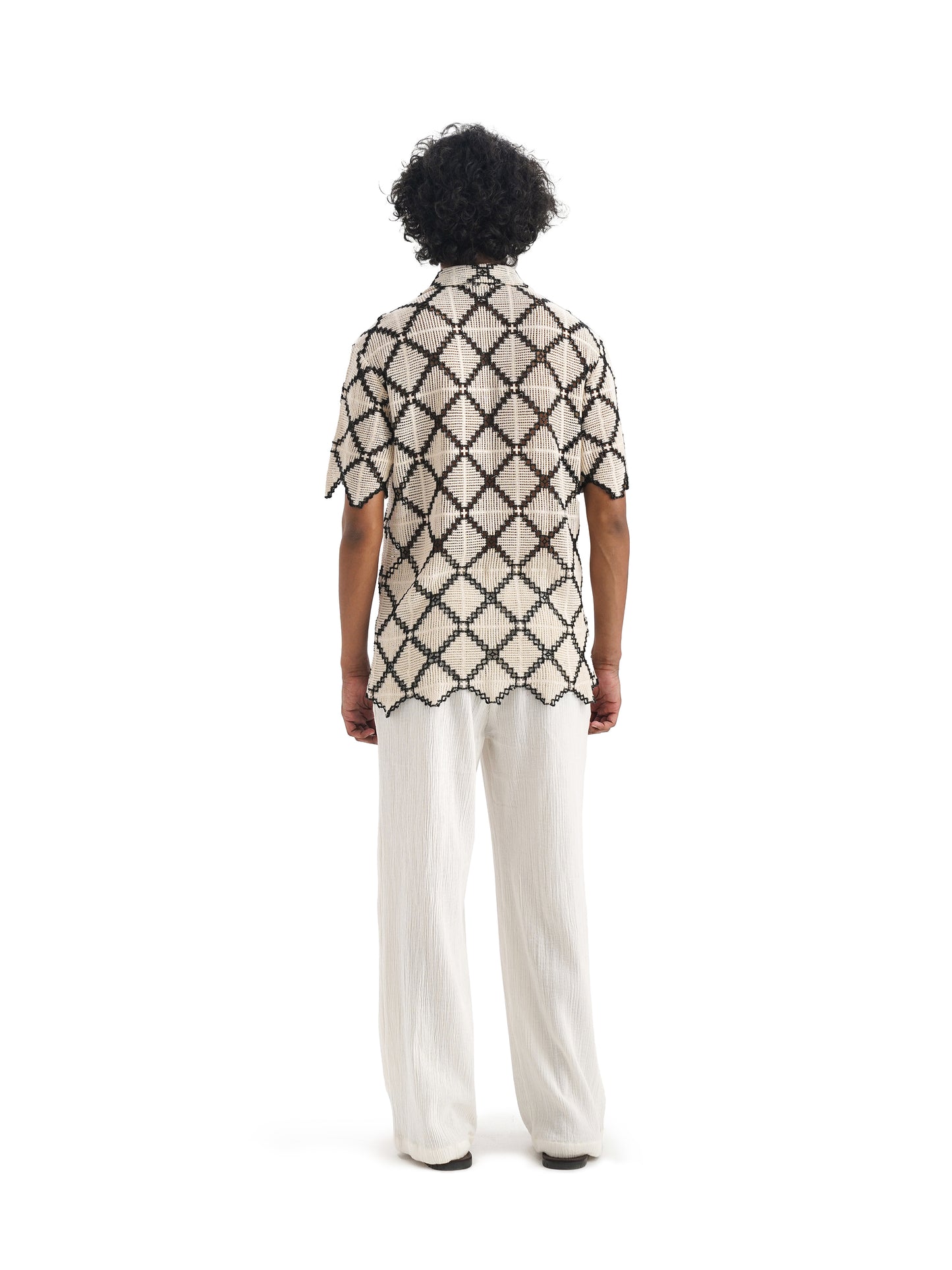 Notre Ame Le Treillis Garcon Shirt-B