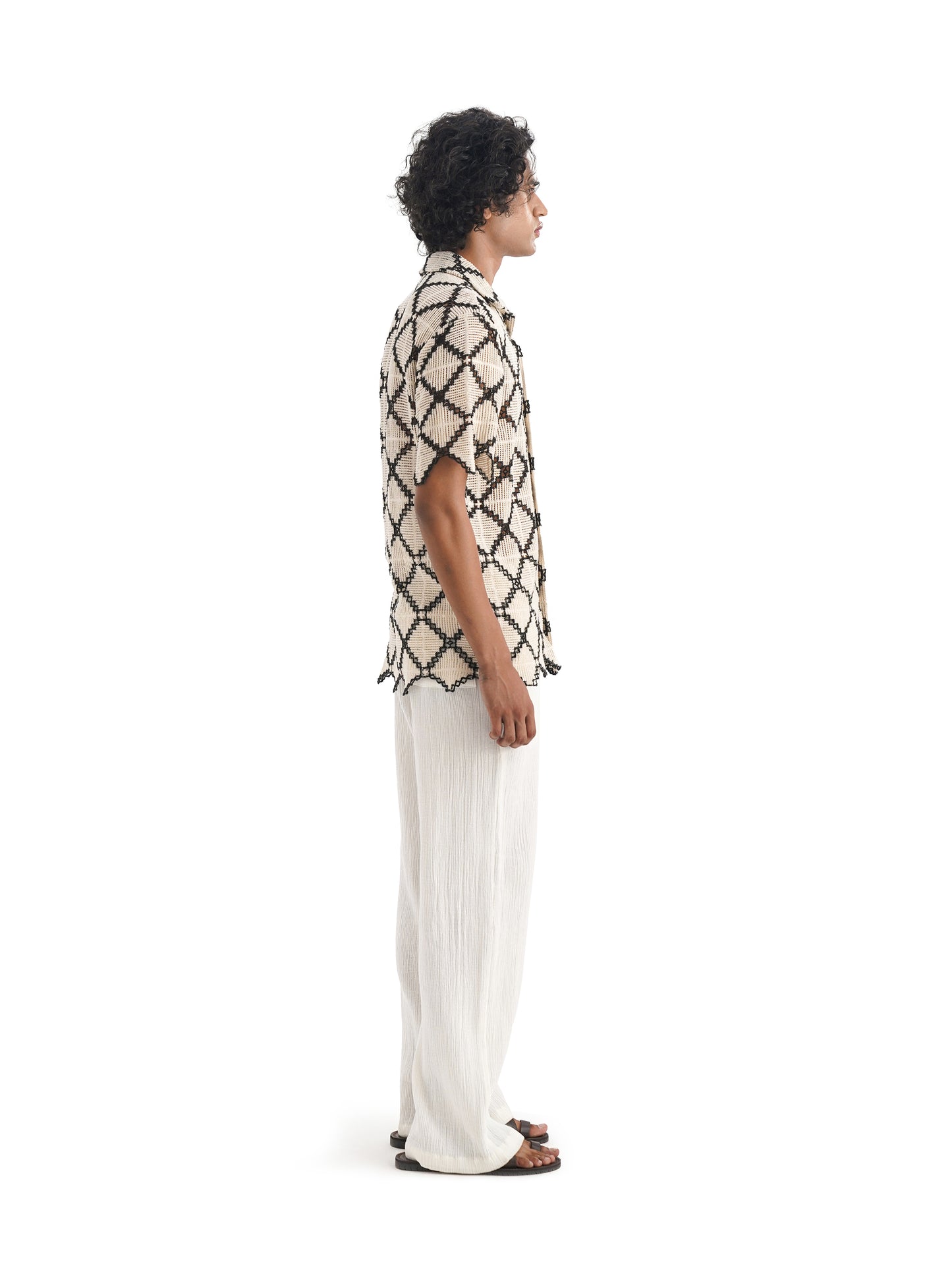 Notre Ame Le Treillis Garcon Shirt-S