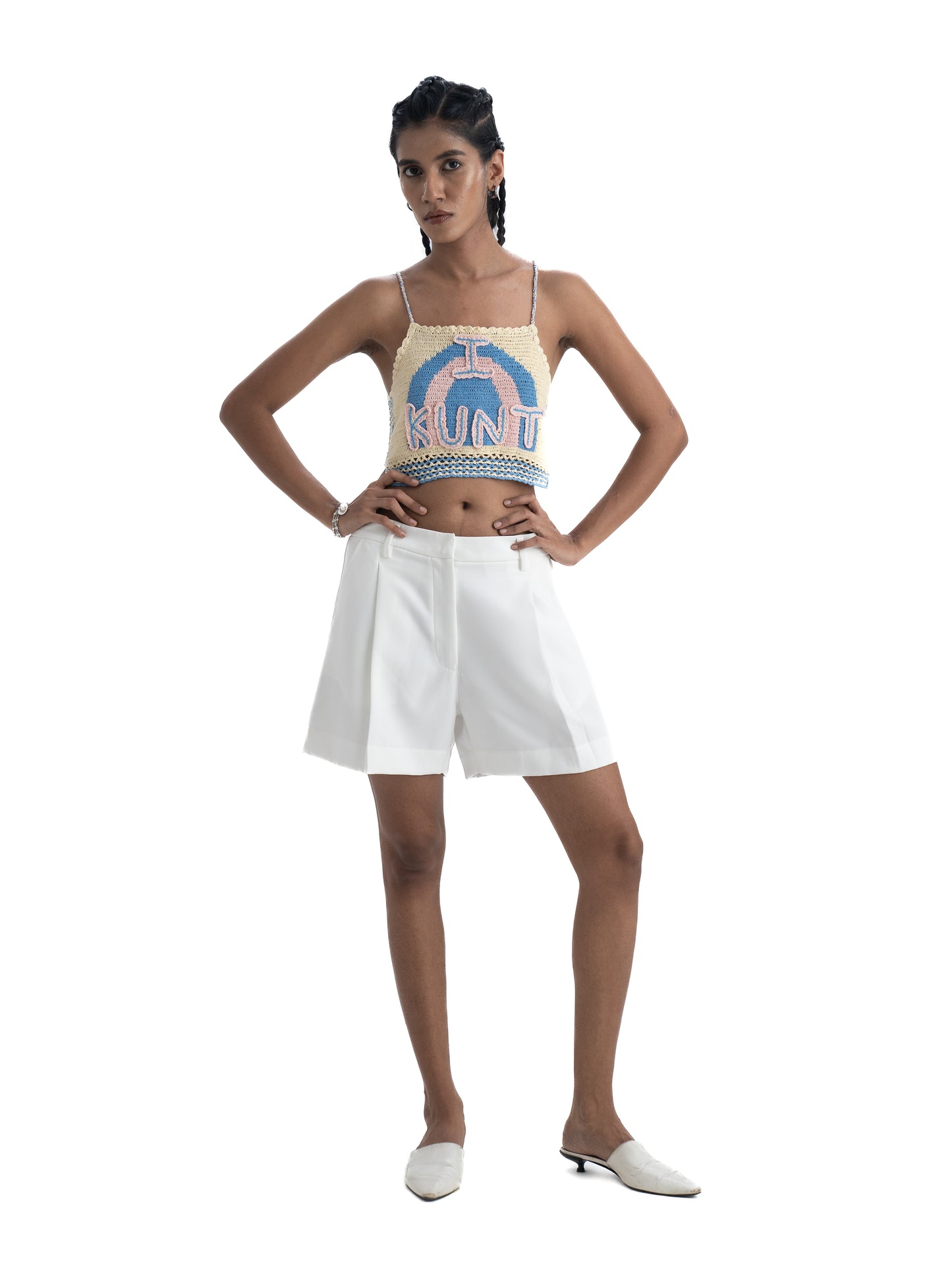 Moi Cassata Crochet Top