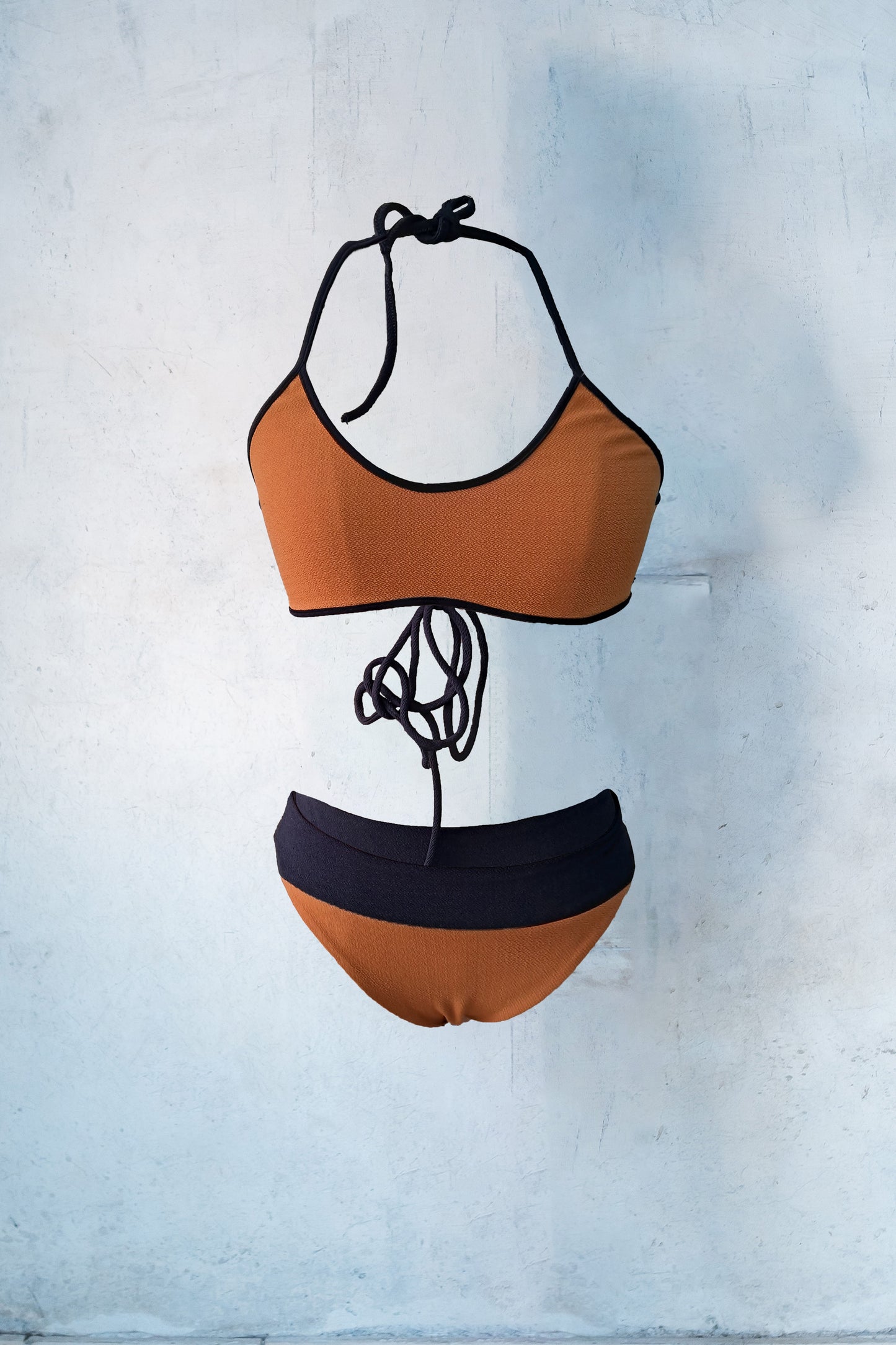 notre âme mustard trois bikini for women detail