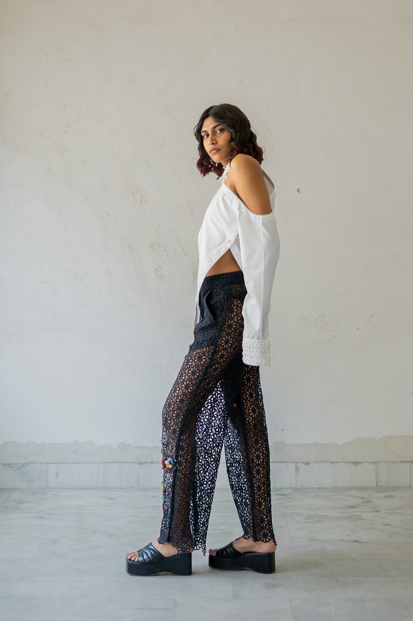 Notre-Ame-Arabesque-Lattice-Paisley-Pants-S