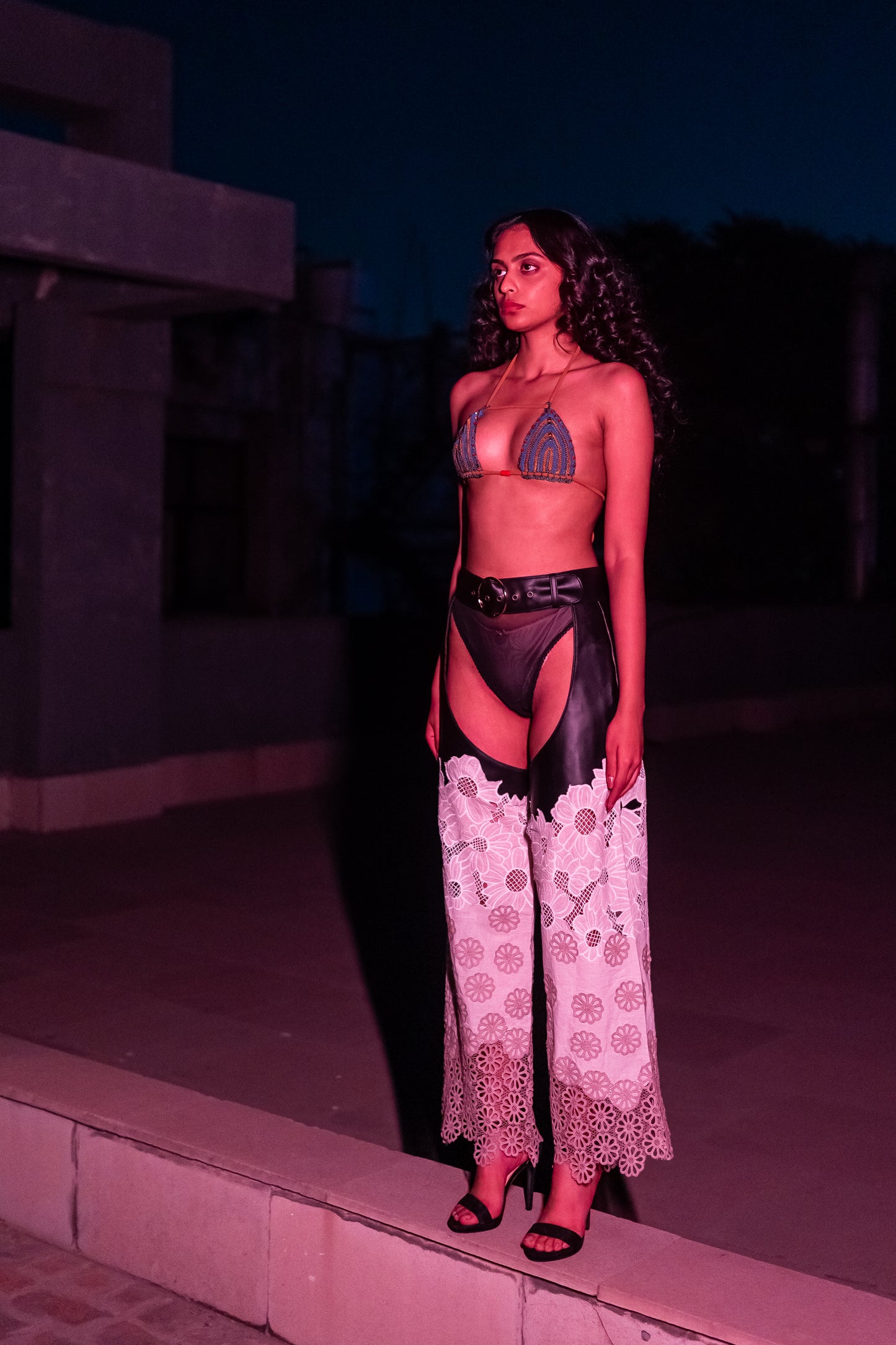 Notre-Ame-Le-Sauvage-Cowgirl-Chaps-Pants-S