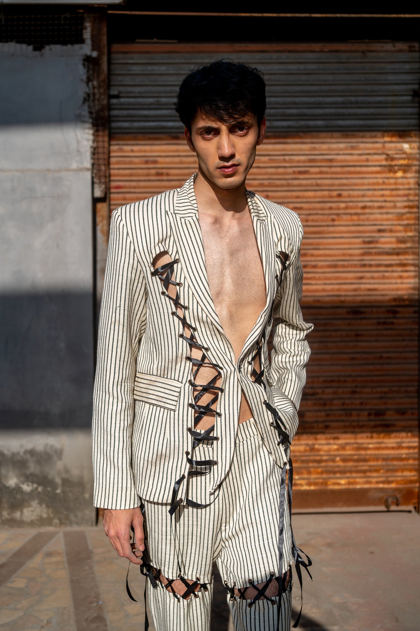Notre-ame-Double-Helix-Chalk-Stripe-Jacket-Set-C1