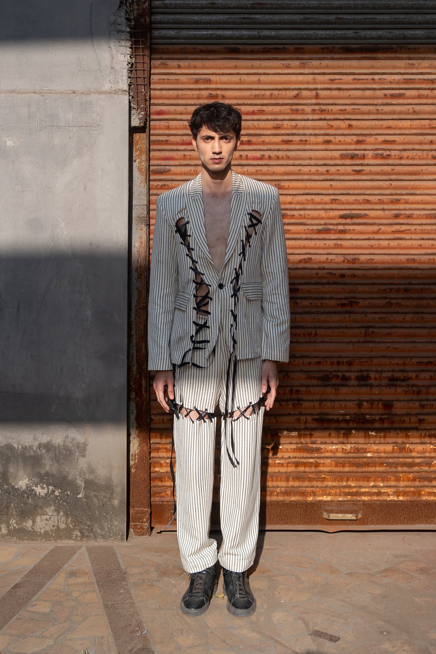 Notre-ame-Double-Helix-Chalk-Stripe-Jacket-Set-F