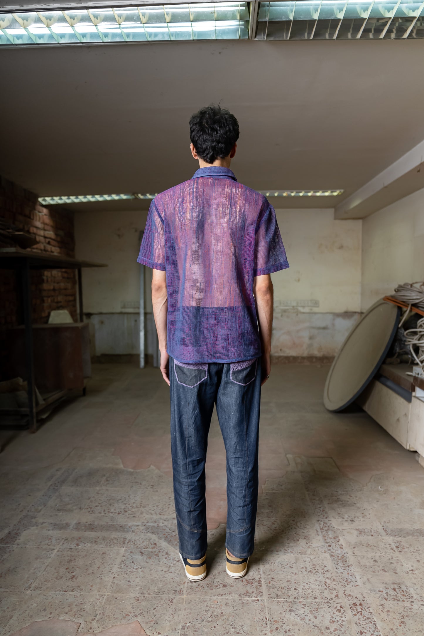 Notre-ame-Duo-Tone-Thread-Mesh-Shirt-B
