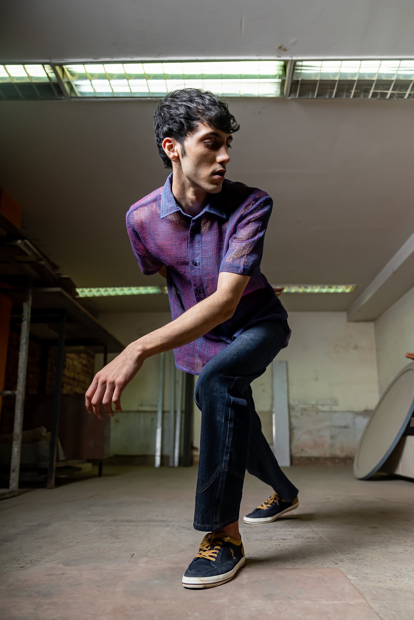Notre-ame-Duo-Tone-Thread-Mesh-Shirt-M1