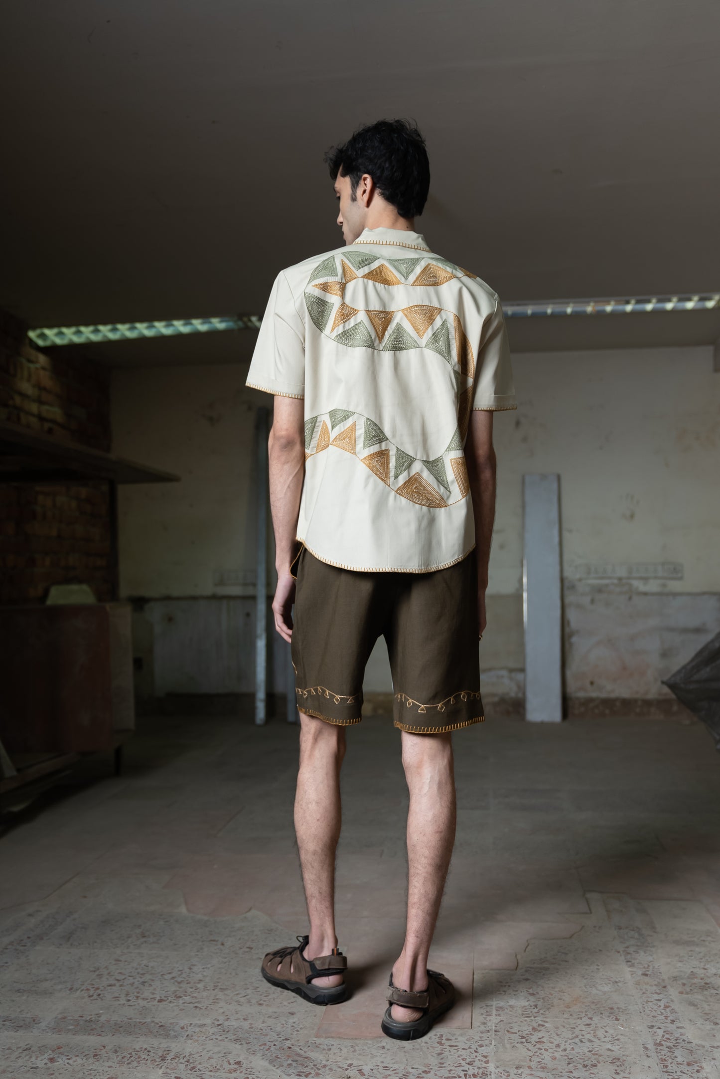 Notre-ame-La-Fete-Linen-Shorts-B
