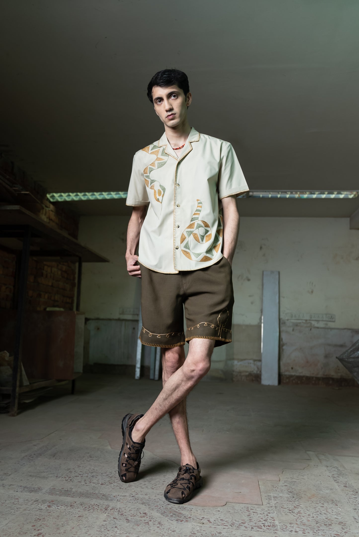Notre-ame-La-Fete-Linen-Shorts-F1