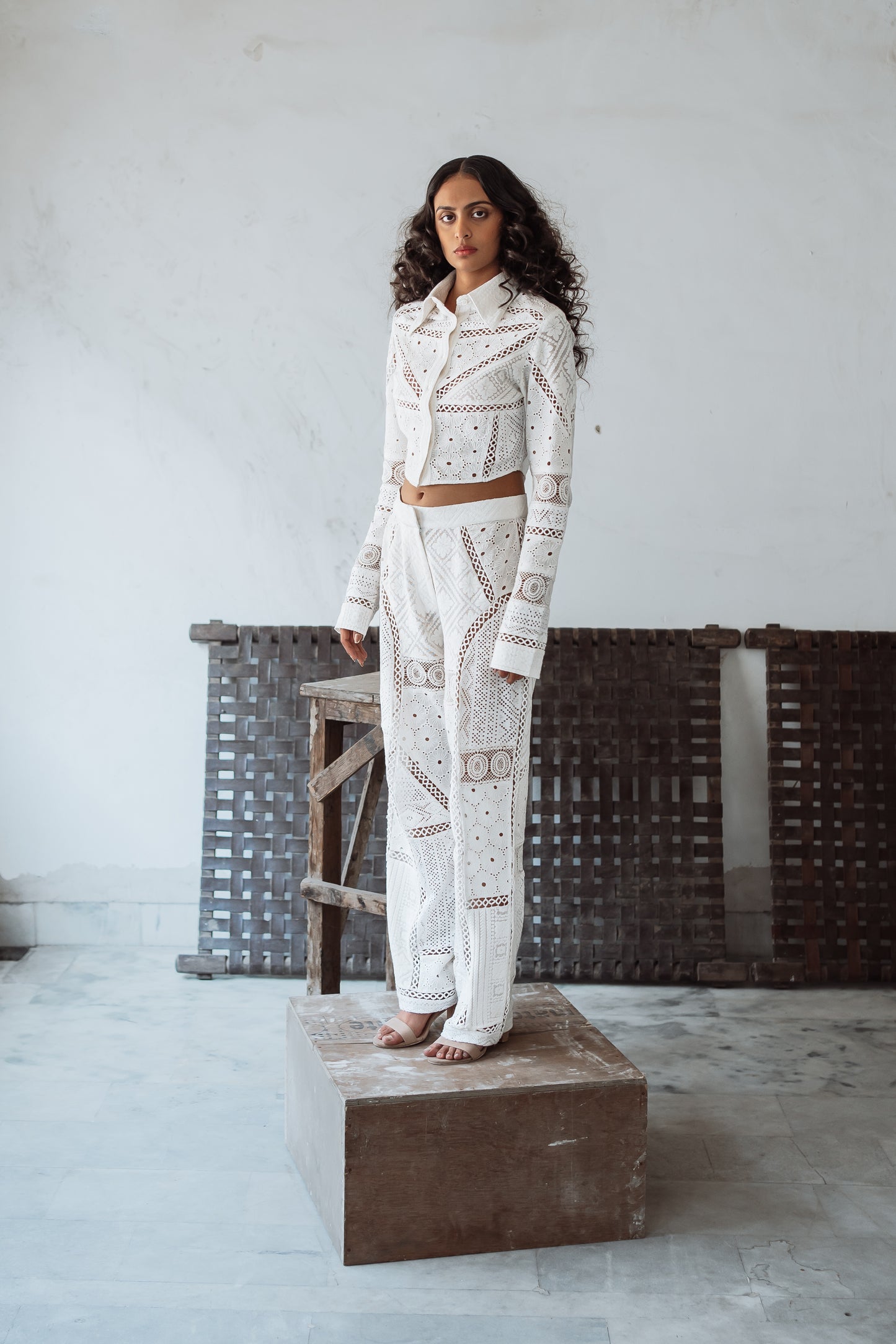 Notre-ame-Le-Guichet-Eyelet-Lace-Summer-White-Sustainable-Co-ords-S
