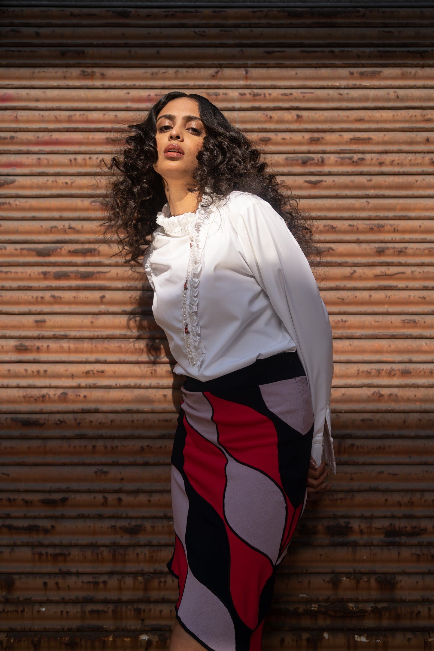 Notre-ame-Le-Inegale-Red-Stone-Blouse-C