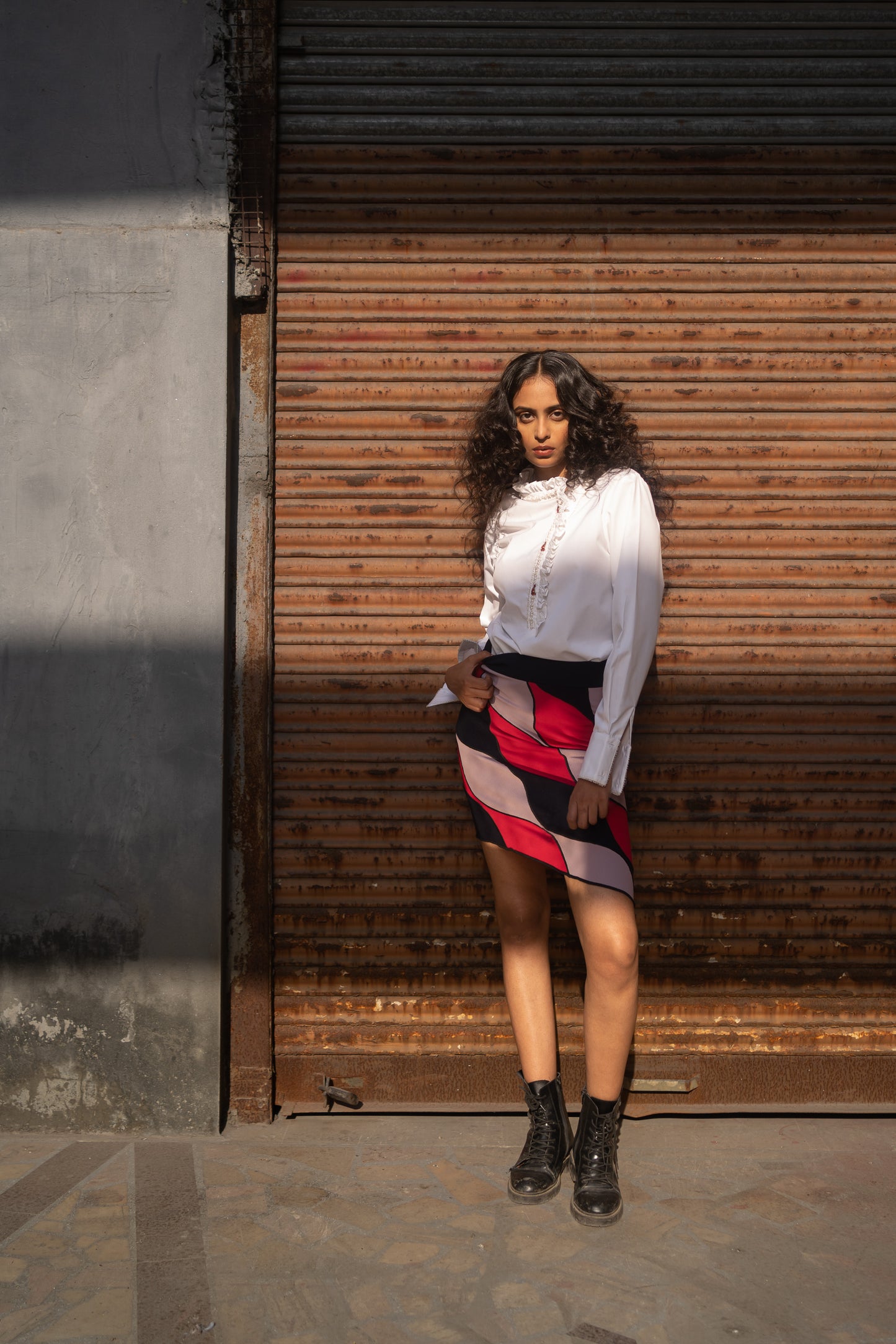 Notre-ame-Le-Inegale-Red-Stone-Blouse-F1