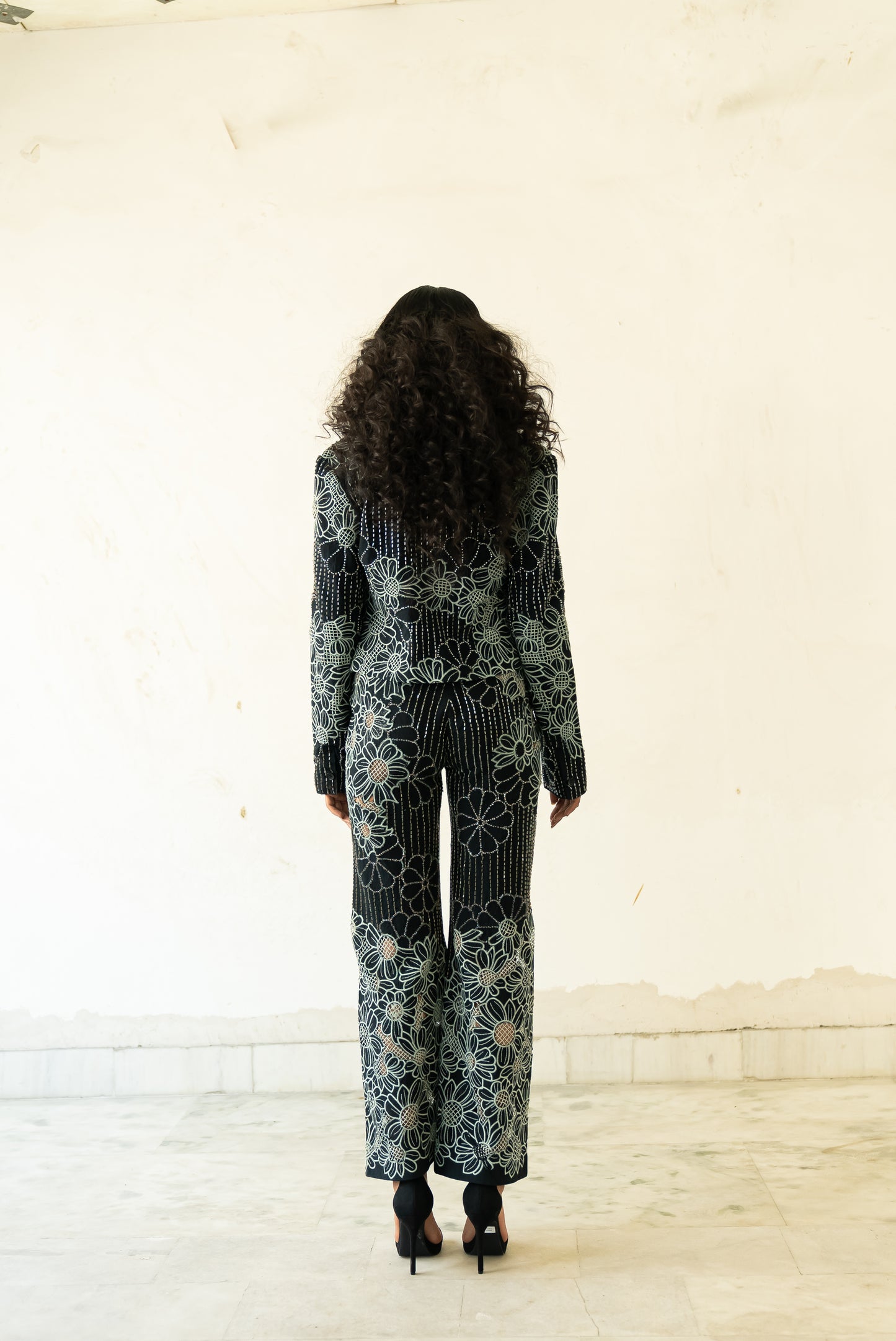 Notre-ame-Le-Jardin-Bugle-Bead-Co-ord-Set-In-Black-B