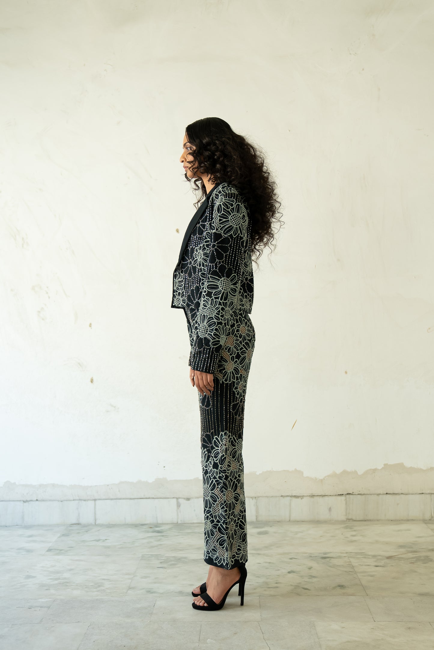 Notre-ame-Le-Jardin-Bugle-Bead-Co-ord-Set-In-Black-S