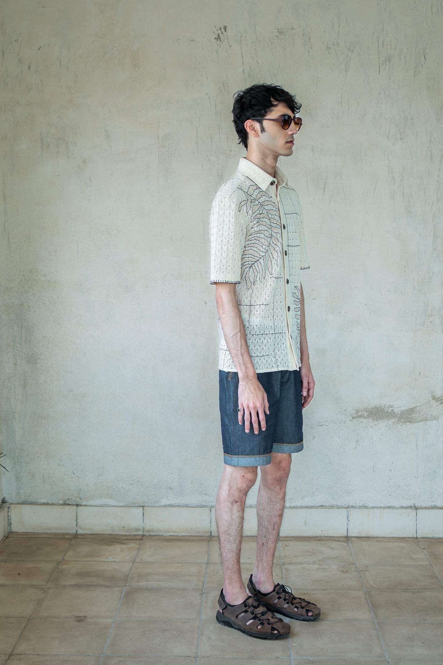 Notre-ame-Leaf-Embroidered-Cotton-Lace-Shirt-S