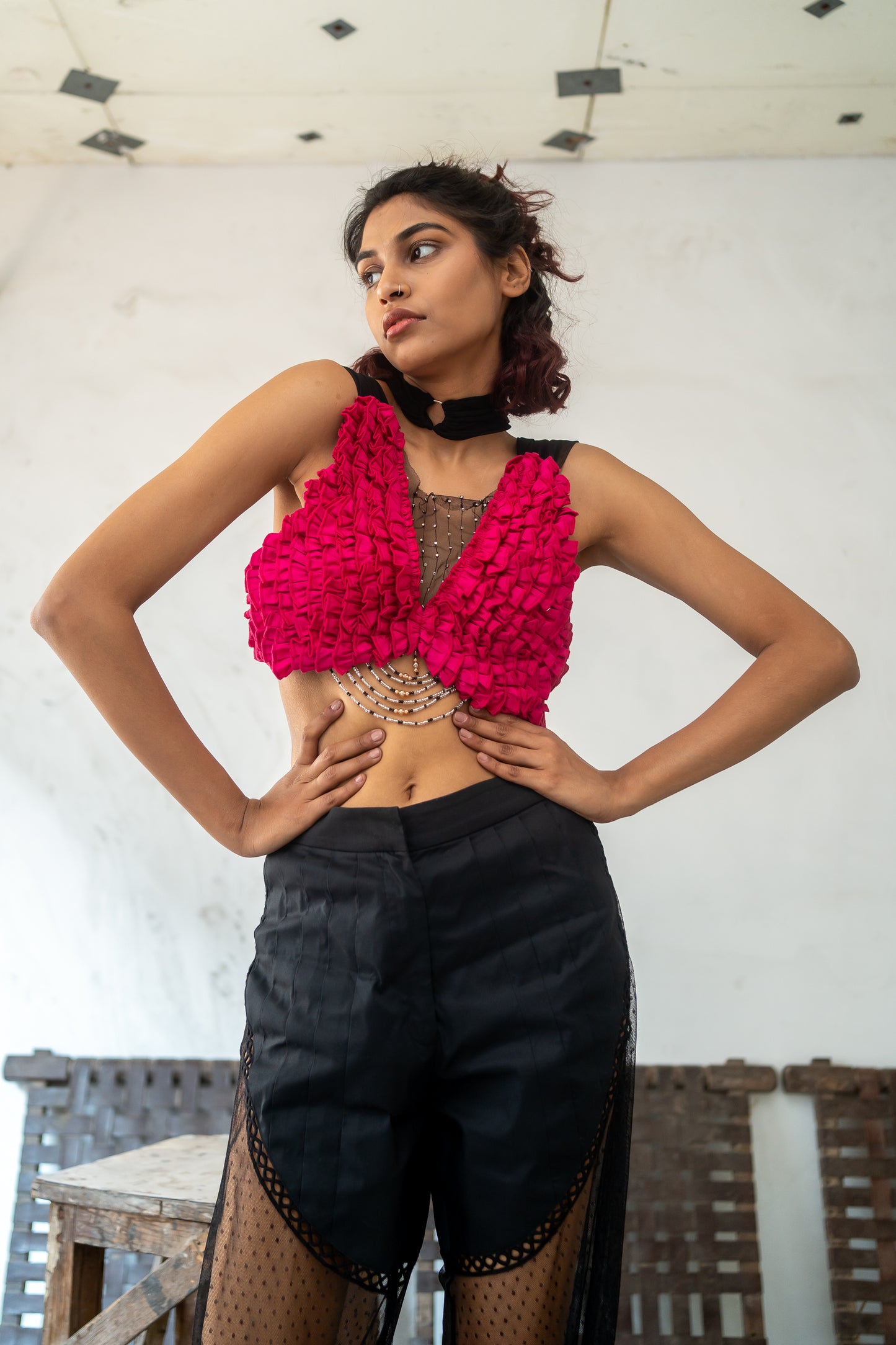 Notre-ame-Pink-Ruffle-Bead-Blouse-D