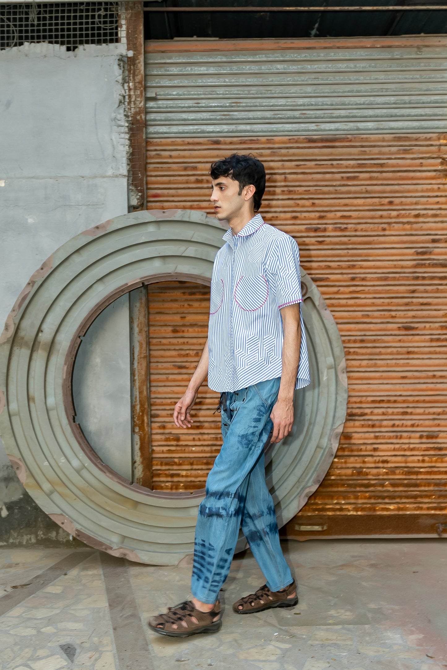 Notre-ame-Shibori-Regency-Denim-Pants-M2
