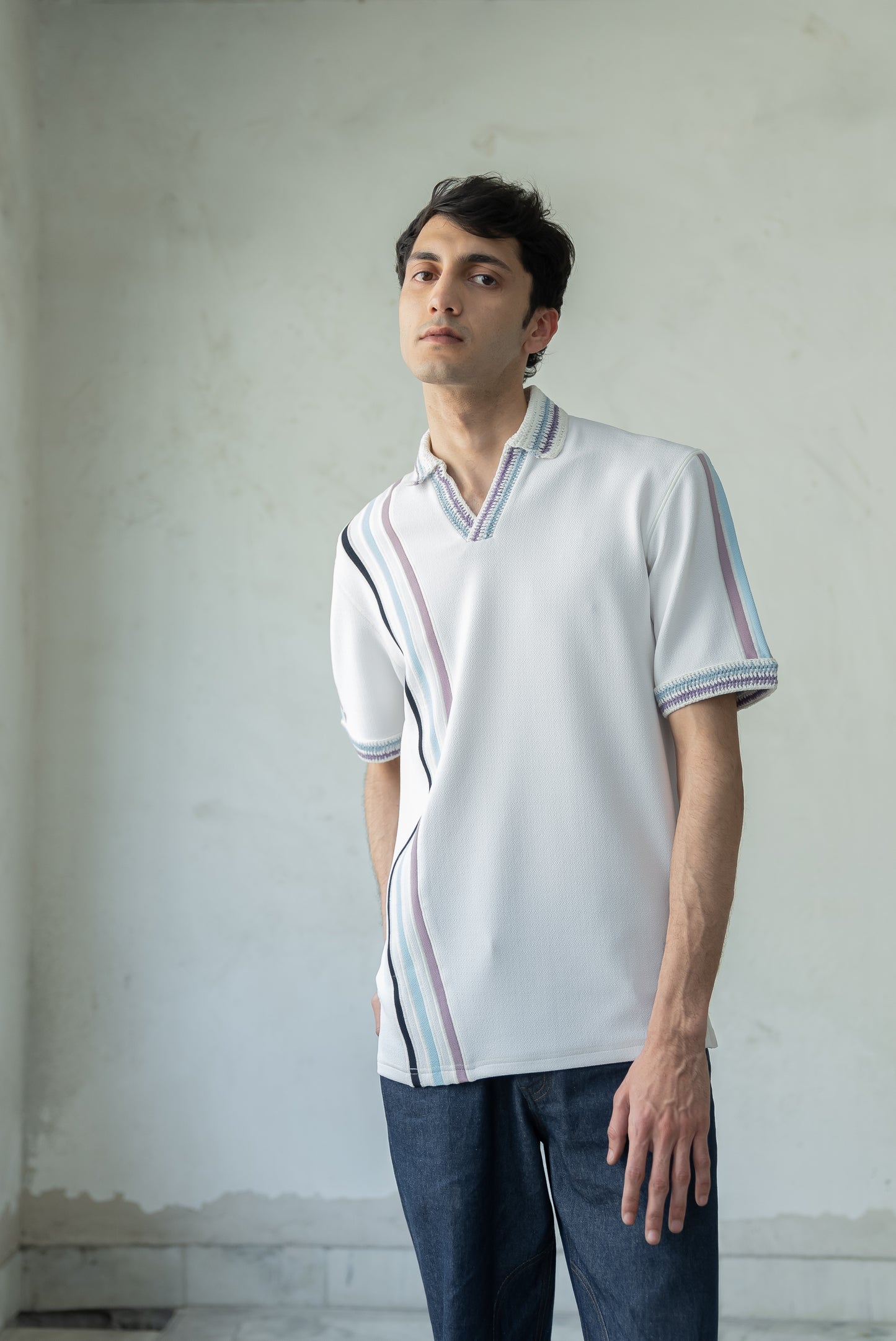 Notre-ame-Wave-Stripe-Camp-Polo-T-shirt-C