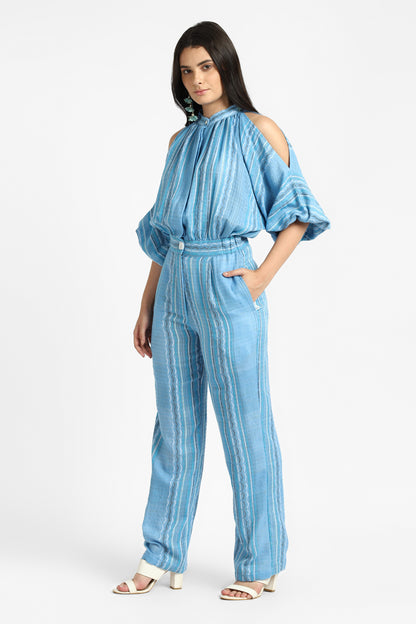 notre-ame-le-pre-blue-jacquard-jumpsuit-S