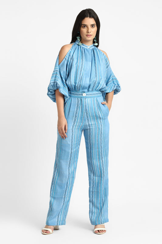 notre-ame-le-pre-blue-jacquard-jumpsuit-ST