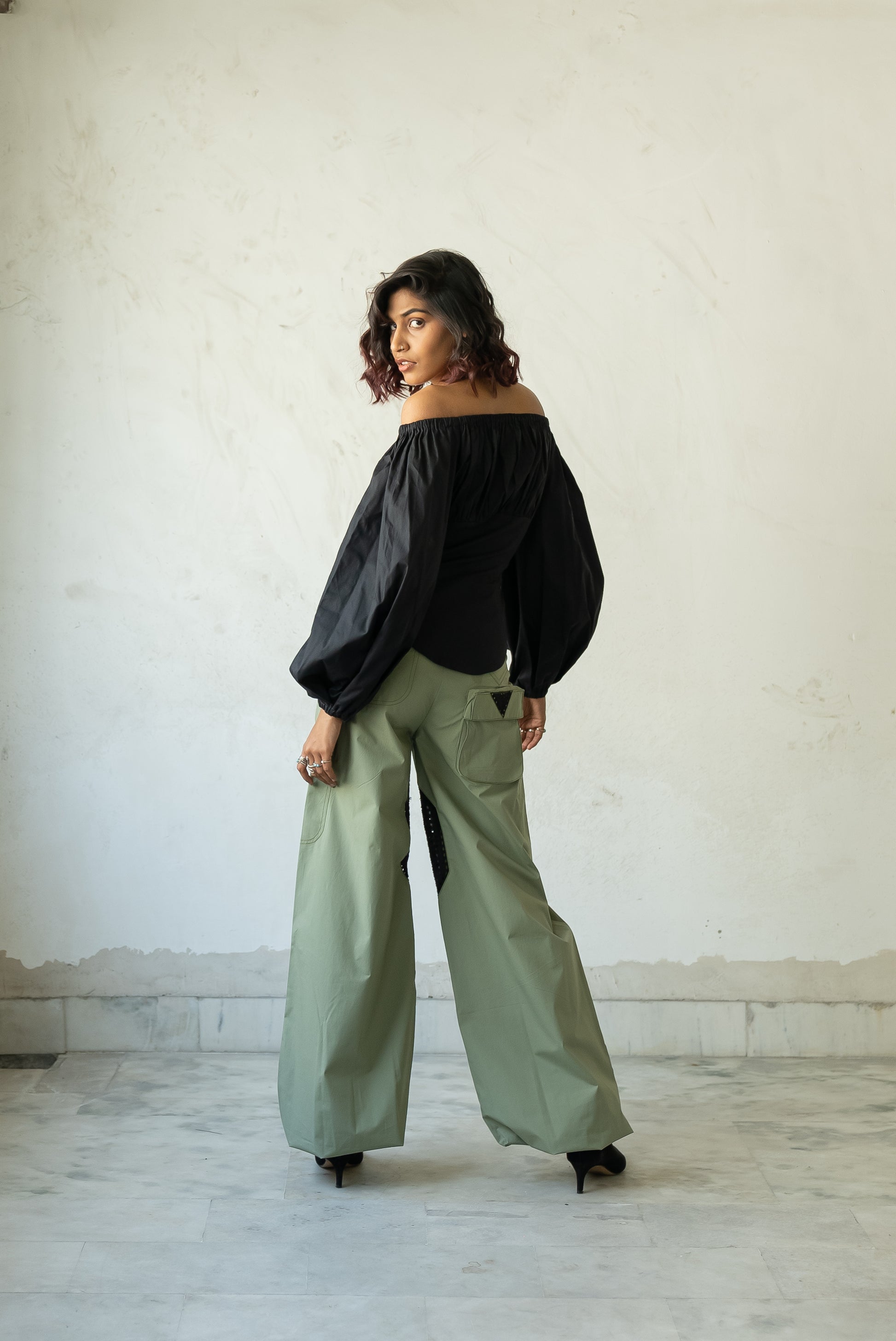 Notre-Ame-Le-Poulpe-Parachute-Cargo-Pants-B