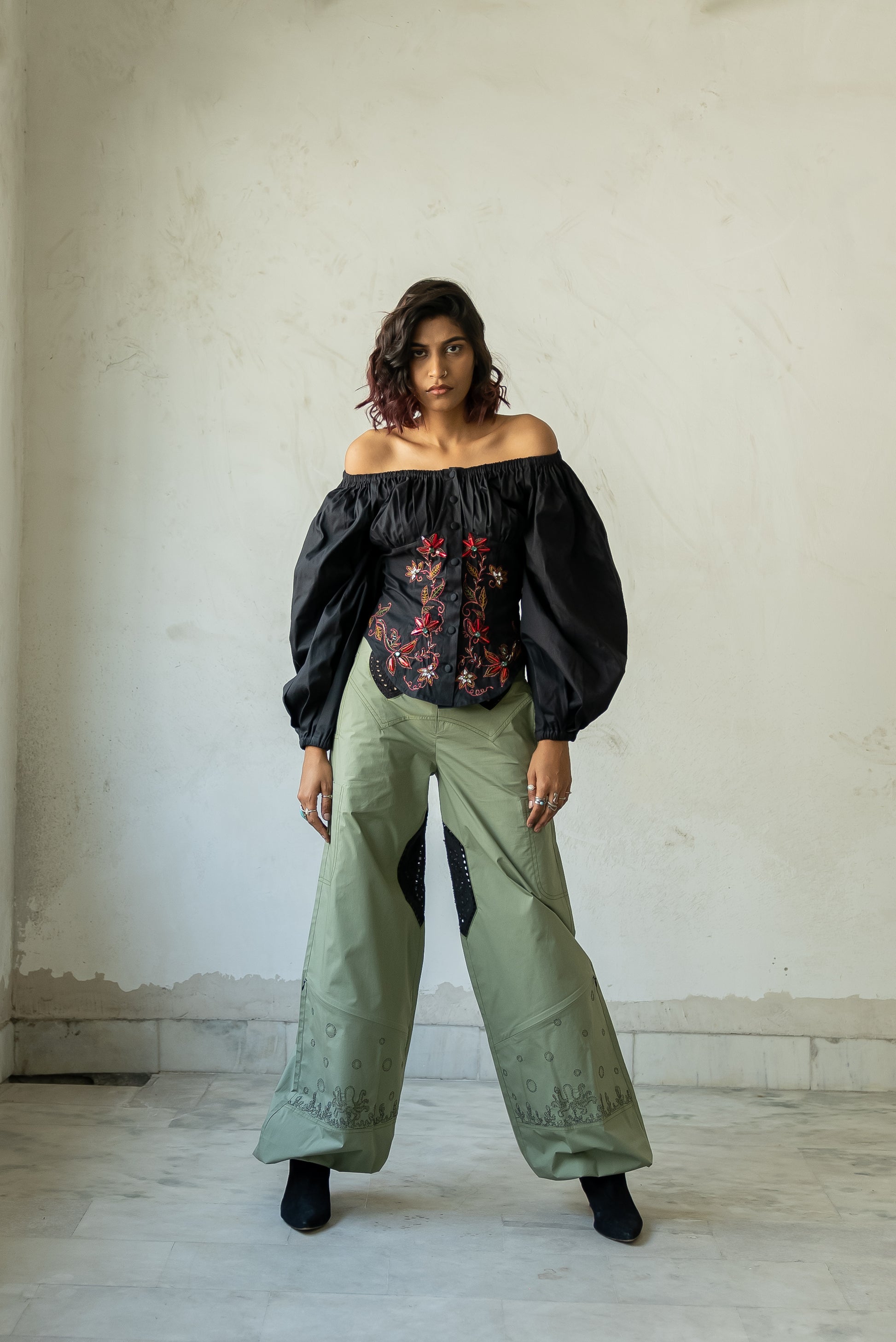 Notre-Ame-Le-Poulpe-Parachute-Cargo-Pants-F